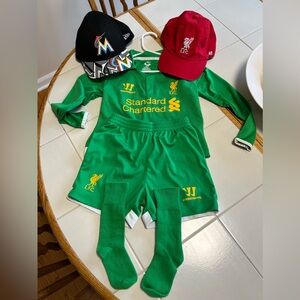 Toddler New Era Warrior Liverpool FC Miami Marlins Random Bundle